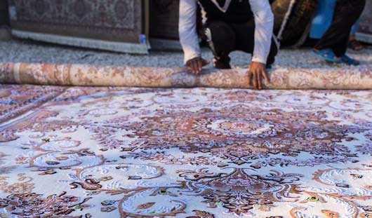 روش اصولی لول کردن قالی در قالیشویی رویان